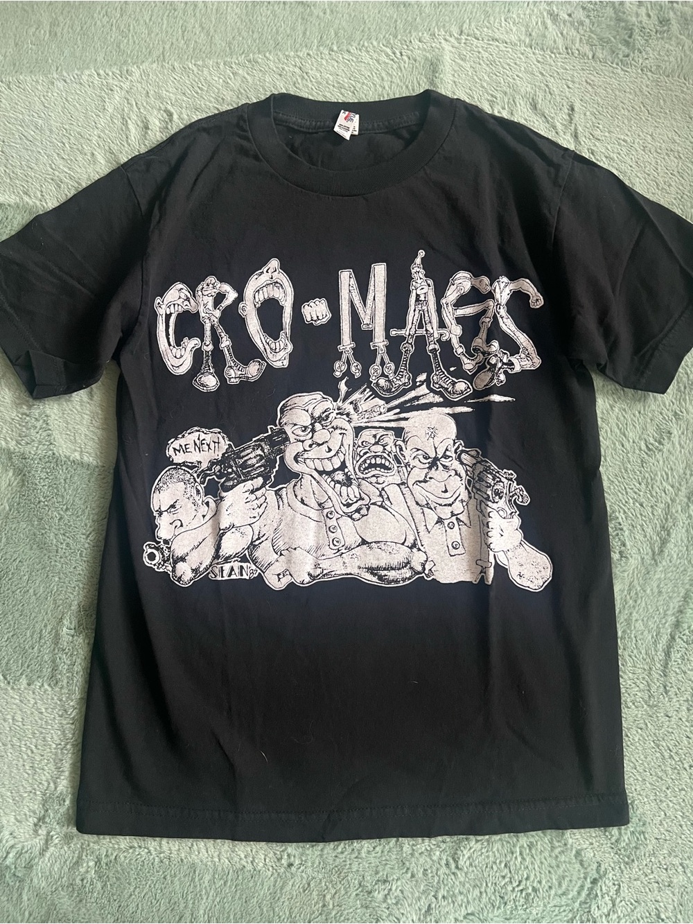 CRO-MAGS Black Vintage Band Tee, Men's Small